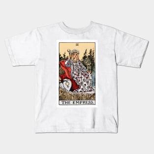 The Empress Tarot Kids T-Shirt